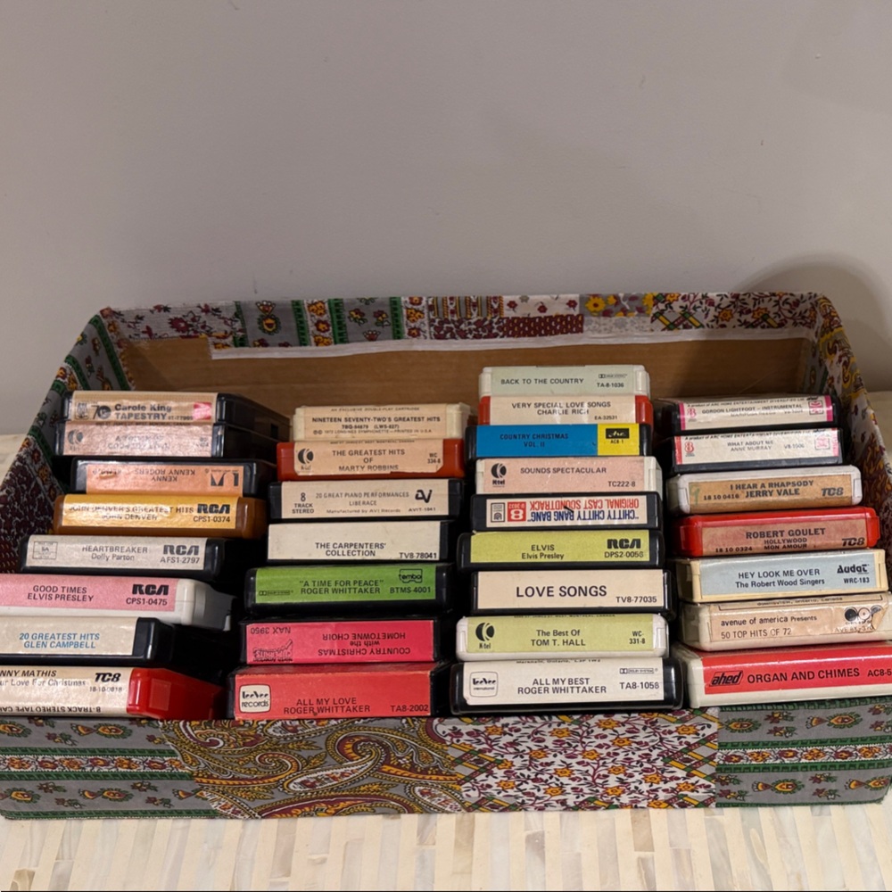 Vintage 8-Track Tape Lot of 31